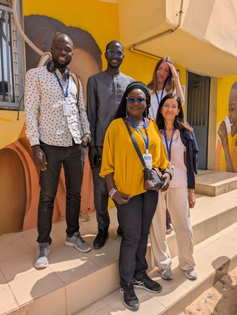 visite au centre de Malika de l'ONG enfants soleil monde