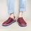 Thumbnail: Lucho - Strapped Mules Oxblood Leather