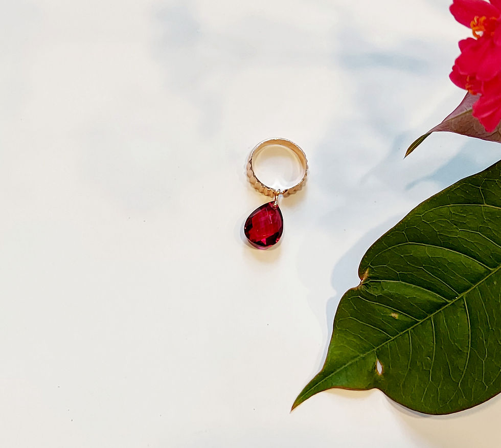 Drop Dead Ruby Ring