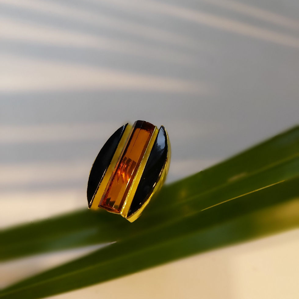 Step Cut Statement Ring