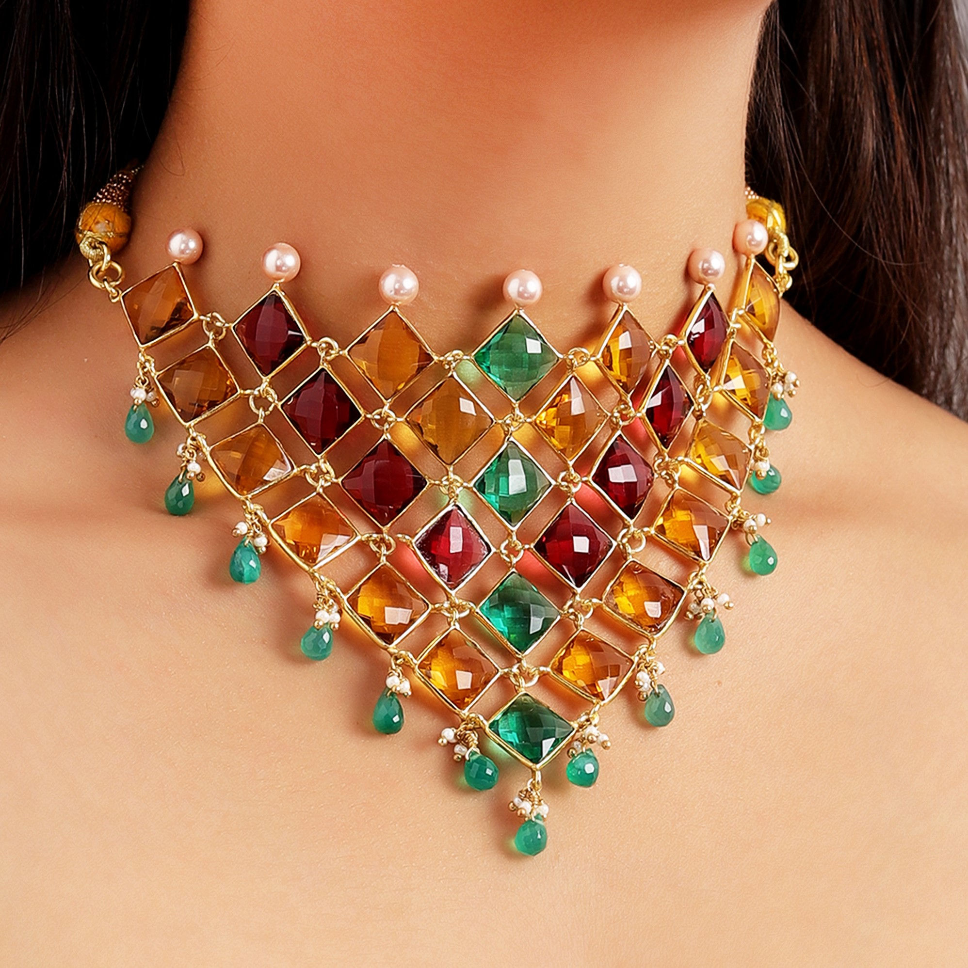 MAHIMA MAHAJAN x RITIKA GOEL     AZIZA NECKLACE