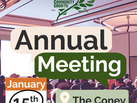 The Center for Community Growth Announces 2025 Annual Membership Meeting