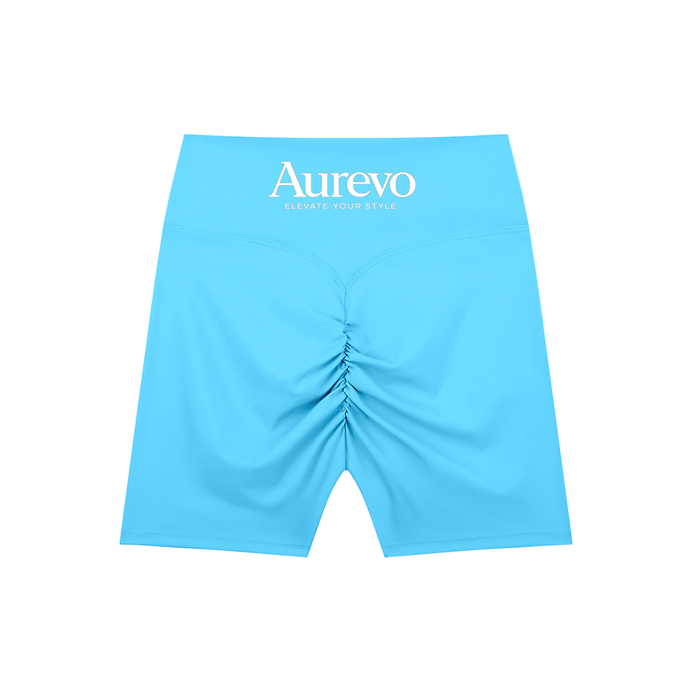 Thumbnail: (Aurevo)Women's High-Waisted Scrunch Butt Shorts