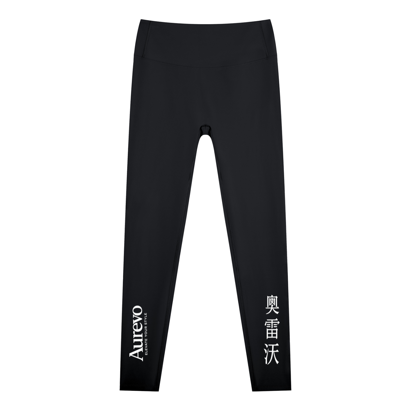 (Aurevo)Women's High Waisted Ankle Scrunch Butt Leggings