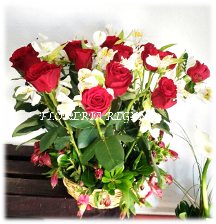 CANASTA ROSAS ROJAS ASTRO