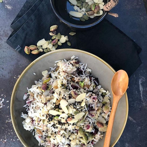 Arroz Pilaf con Frutos Secos