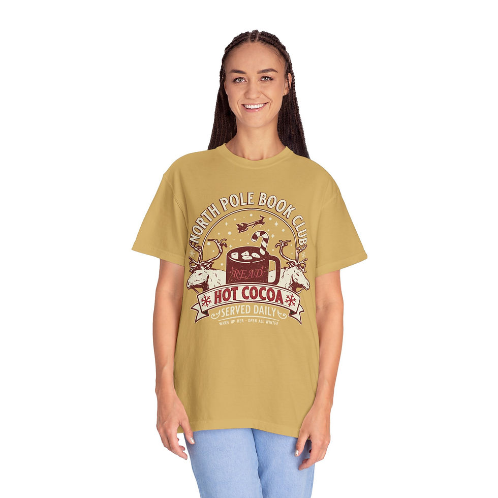 Thumbnail: North Pole Book Club, Bookish Christmas, Book Lover Long Sleeve T-Shirt