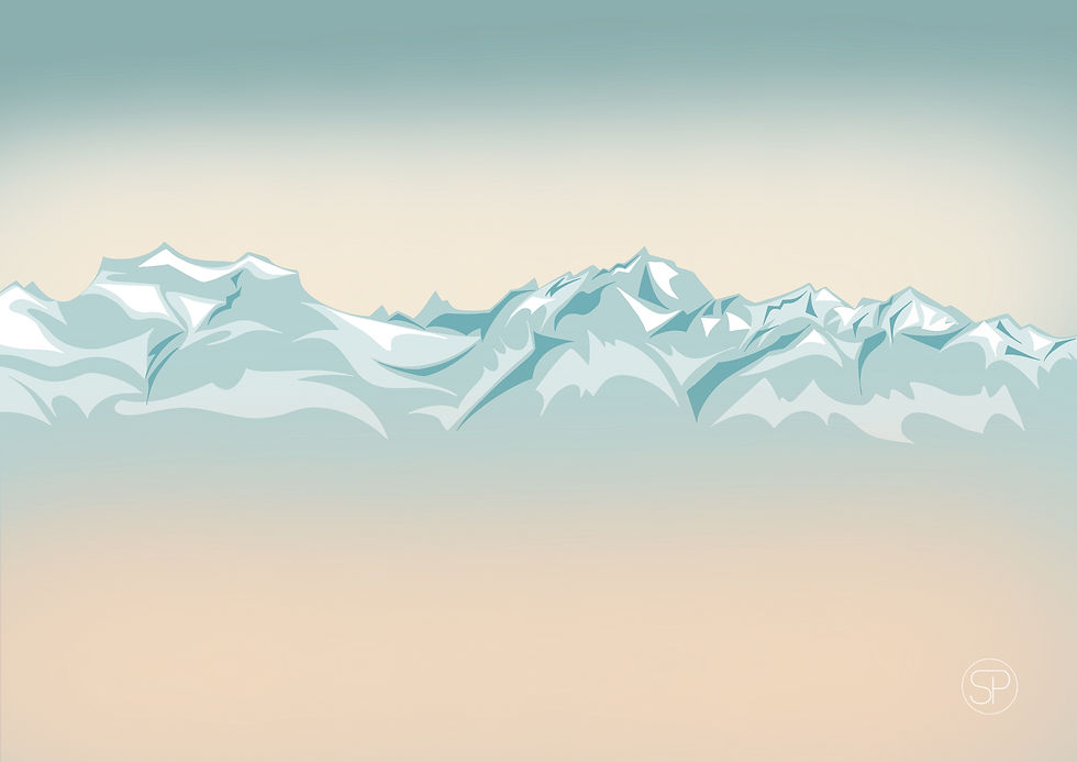 Miniature : Affiche Montagne Matin