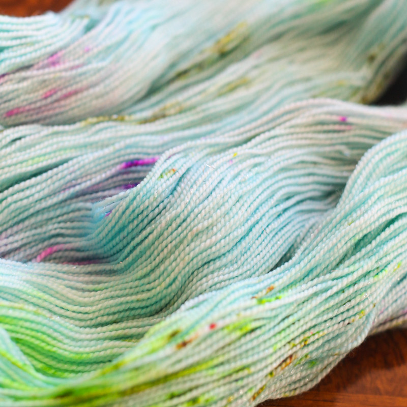 Wee Chickadee Woolery Sparkle Sock Yarn