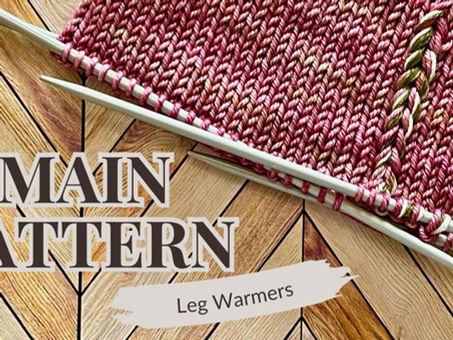 How to Knit Leg Warmers | Adding Contrast Color (Gaugetastic Stitches)