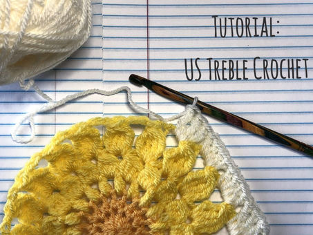 Tutorial: US Treble Crochet Stitch!