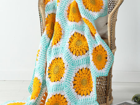 Zinnia Blossoms Afghan Pattern Release!