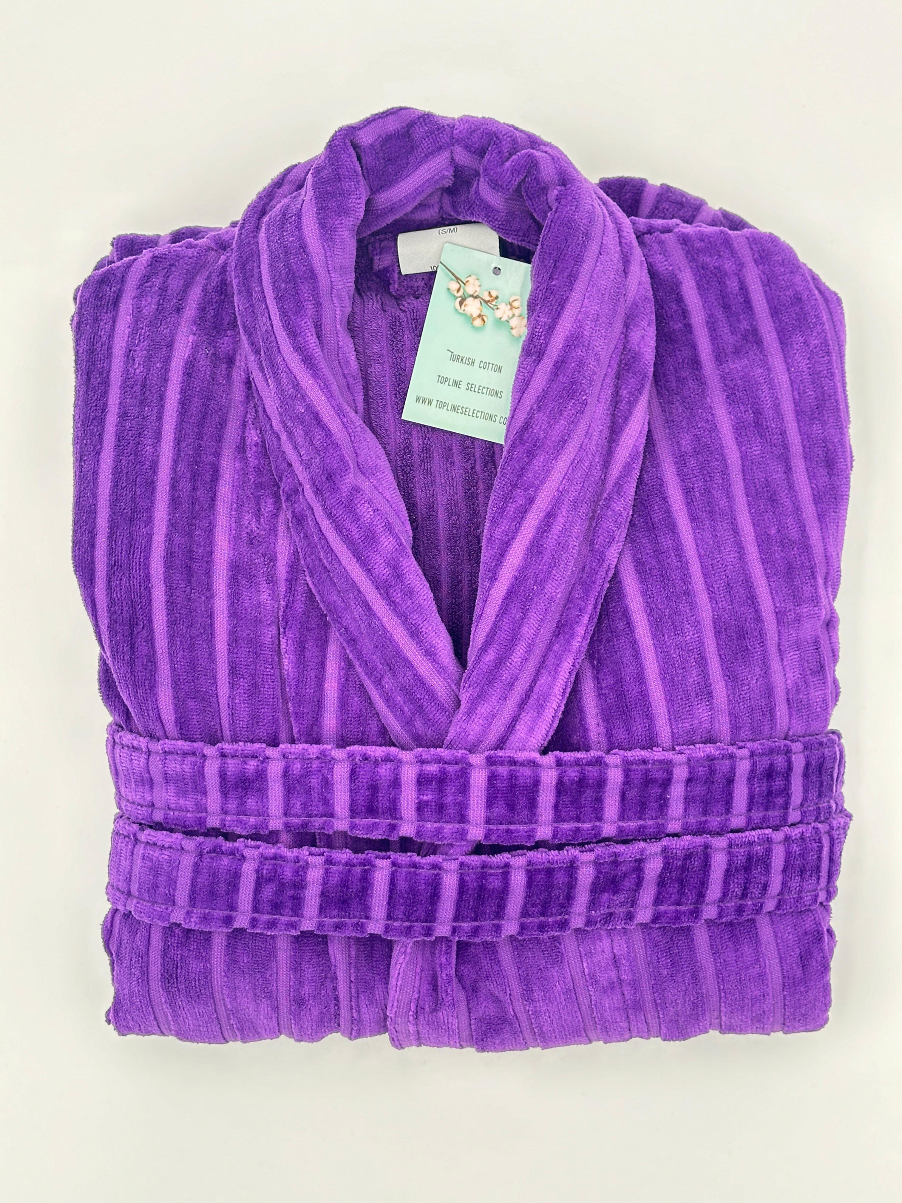 velour  terry   purple