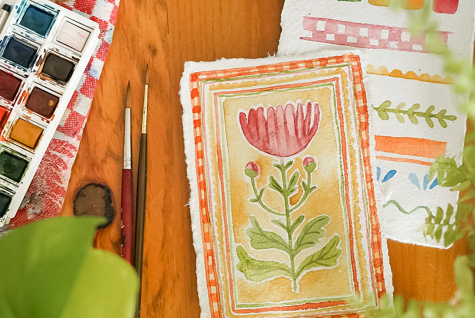Fall Folk Watercolor Workshop- September 17