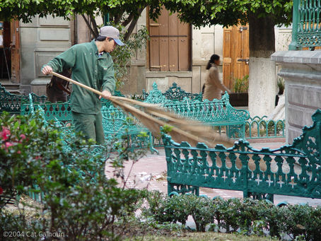 Sweeping the Jardín