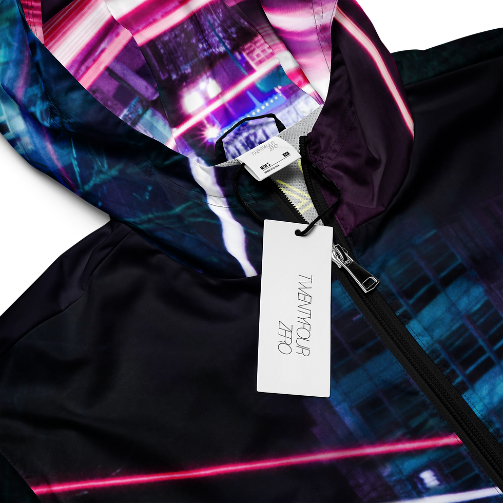 Thumbnail: CITY LIGHTS PASSING Men’s Windbreaker