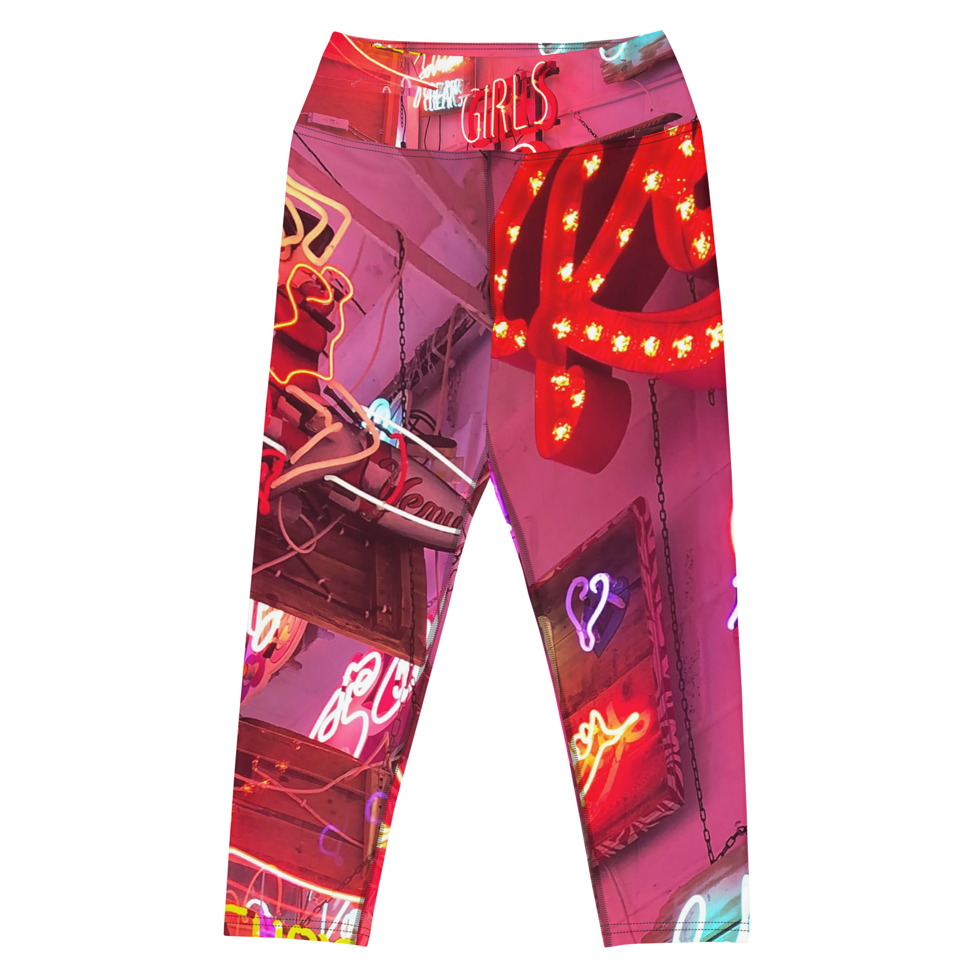 NEON COWGIRL Yoga Capri Leggings