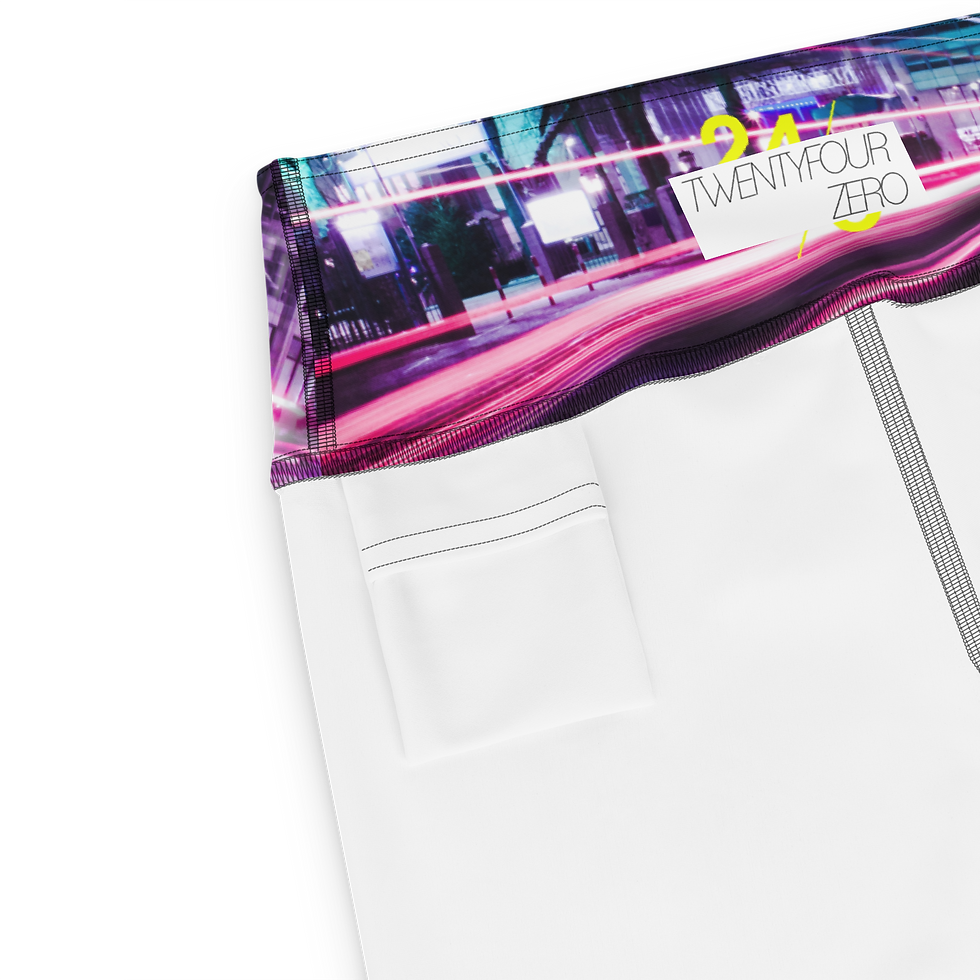 Thumbnail: CITY LIGHTS PASSING Yoga Shorts