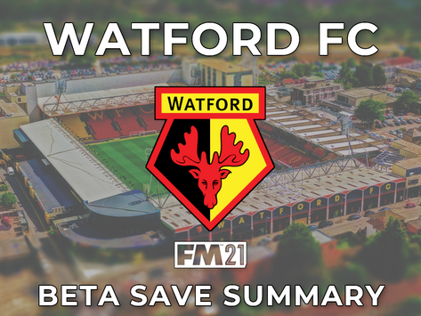 Watford FC - My Beta Save Summary