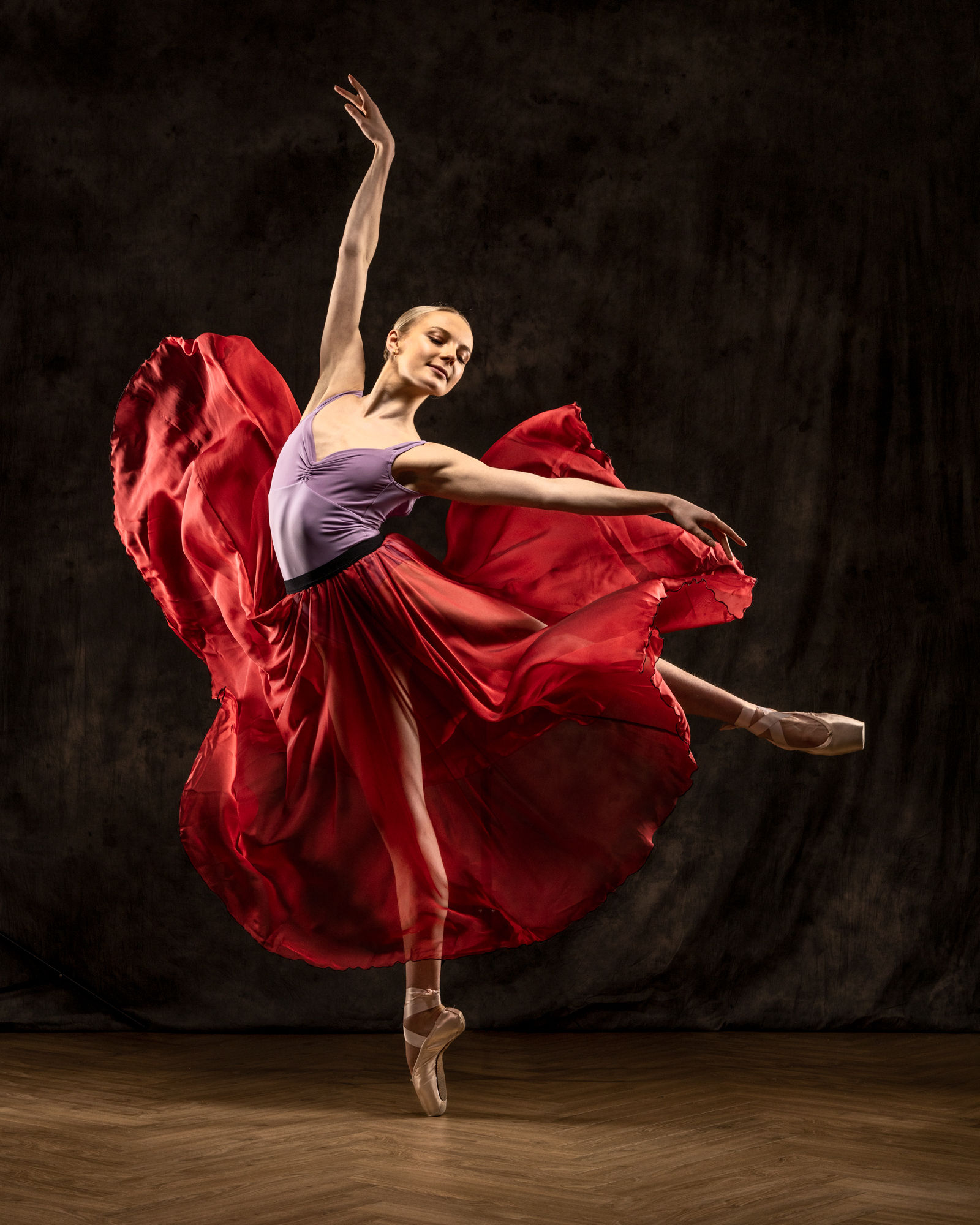 Aretha one and a half fullness skirt