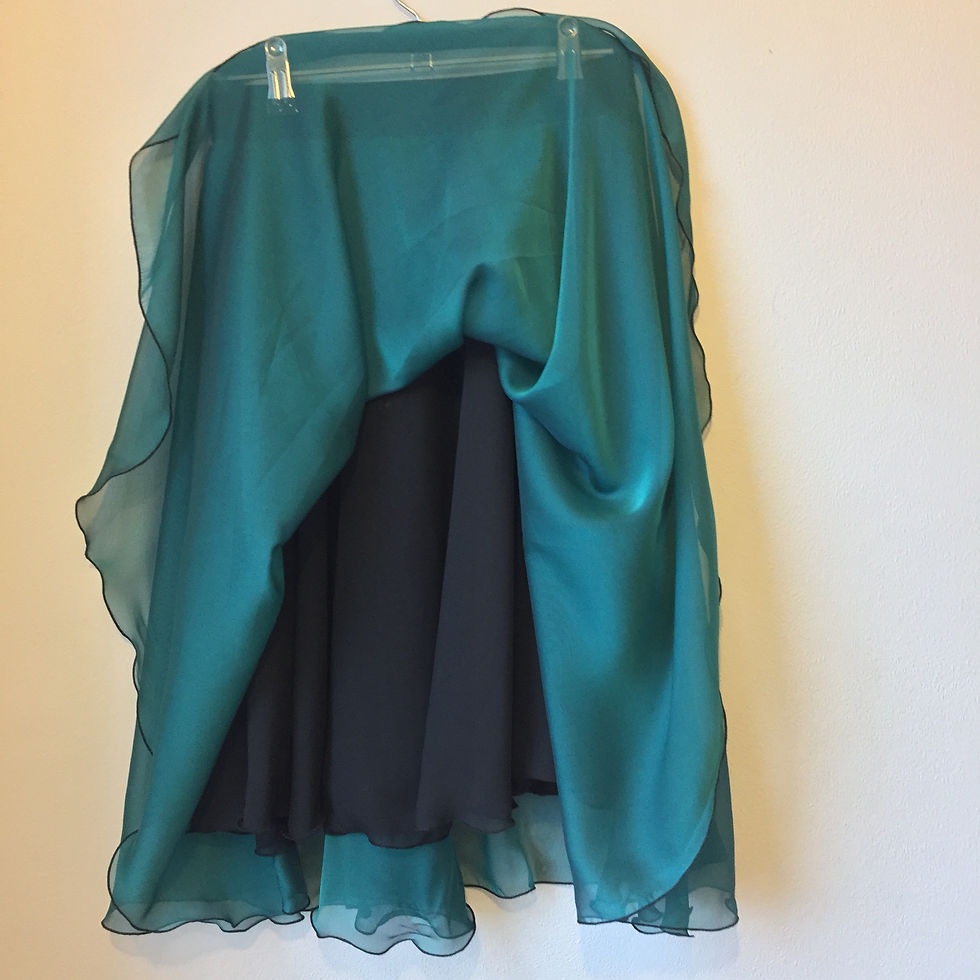 Thumbnail: Jade two layer circle skirt