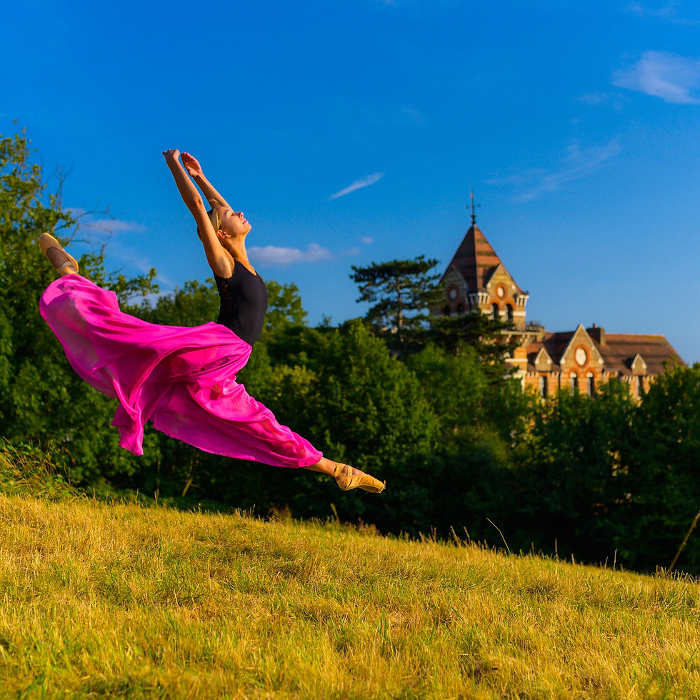Circle Rehearsal Skirt Fuchsia