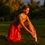 Thumbnail: Satin Rehearsal Skirt with optional leg split