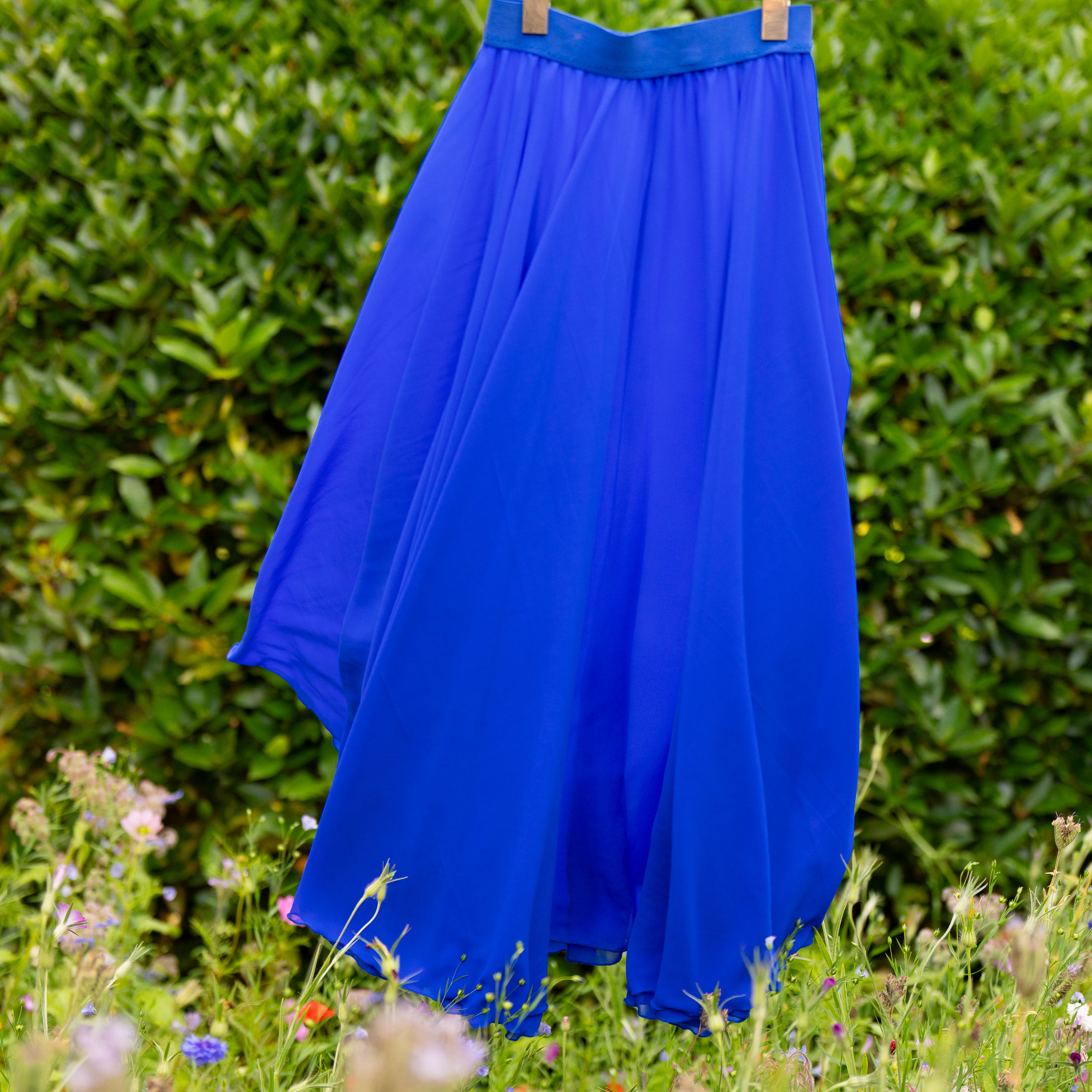 Circle Rehearsal Skirt | Electric Blue