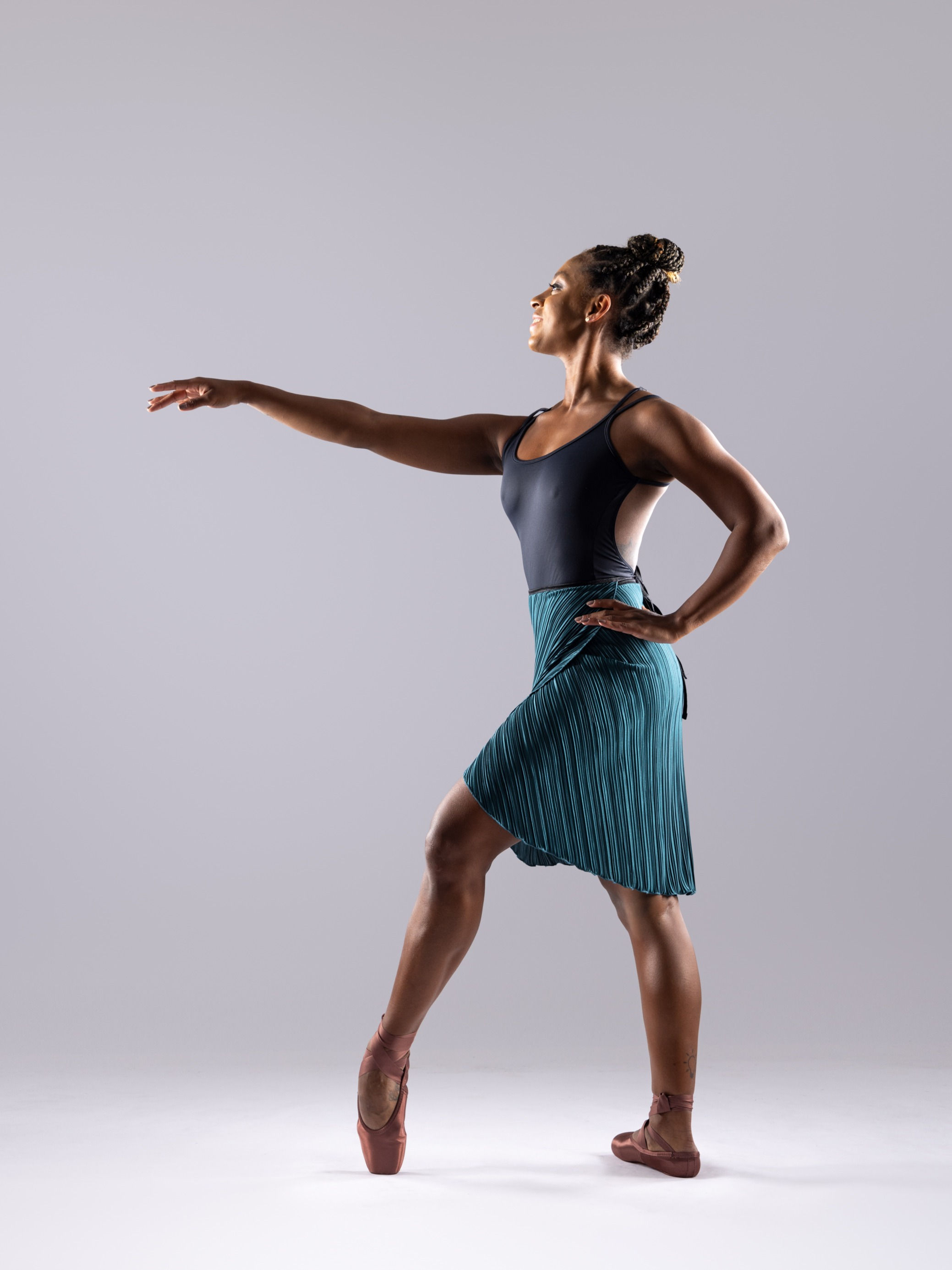 Plissé Wrap Skirt - Pine Forest