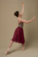 Thumbnail: Circle Rehearsal Skirt Claret