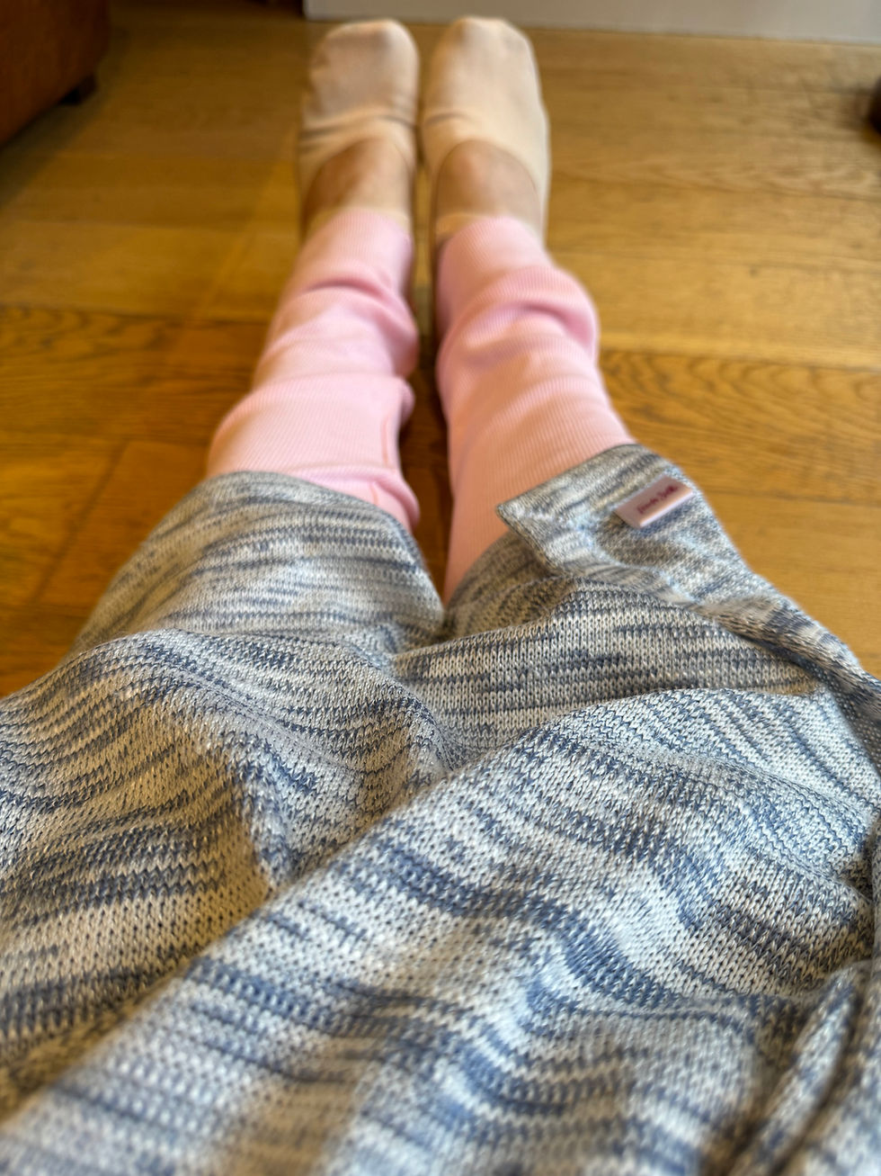 Thumbnail: Pale Pink Sugar Hill Short Leg Warmers