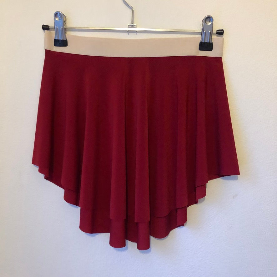 Red Matte Swish with elastic waistband