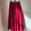 Thumbnail: Berry Orlando Satin Chiffon Skirt size small