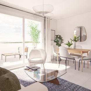 Projection réaliste pour vente immobilière