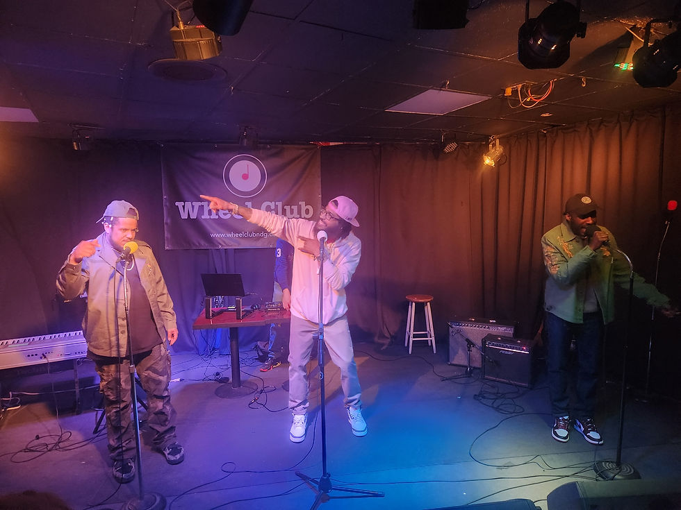 Regulators and Jimmie D performing at THe Wheel Club