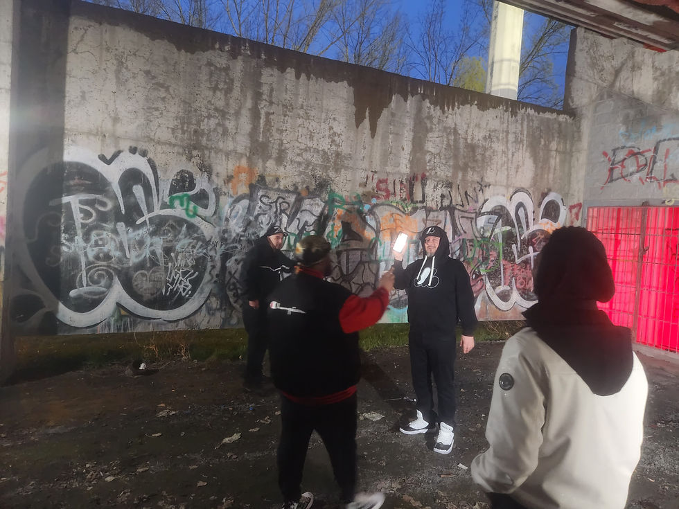 Rico Blox King of the Jungle video shoot