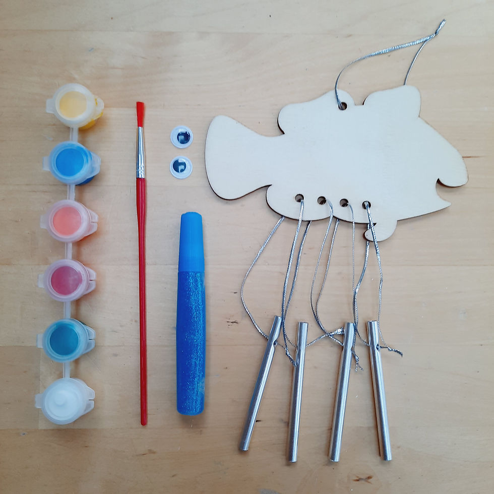 Thumbnail: Decorate your own wooden sealife windchime