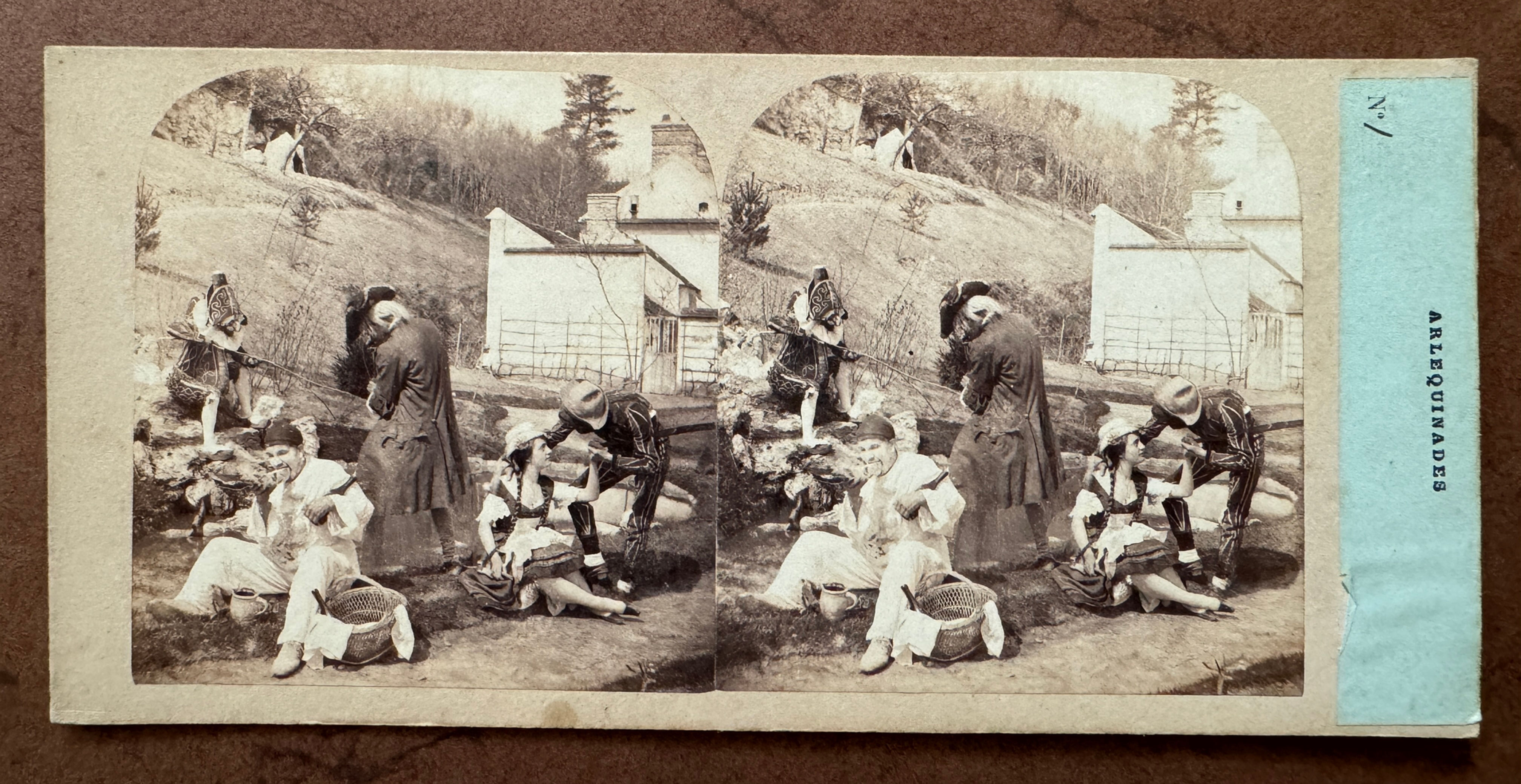 Arlequinades No. 1, France, likely Furne & Tournier, early 1860s