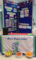 Setting Up Our Science Expo Stand