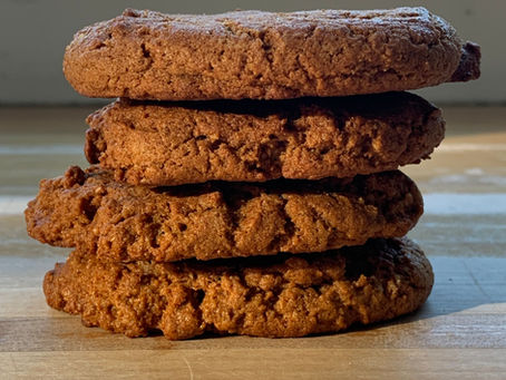 soft tender einkorn cookies fresh from the oven