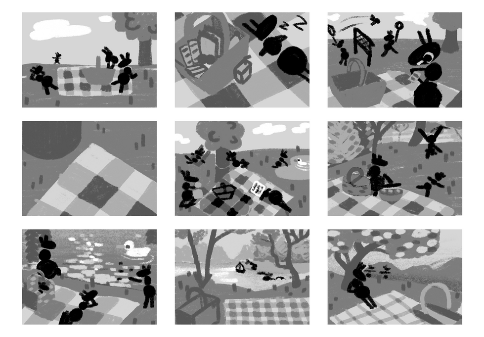 Picnic Postcard Concept Art