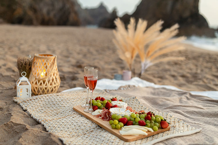 Luxury Picnics in New Port Beach