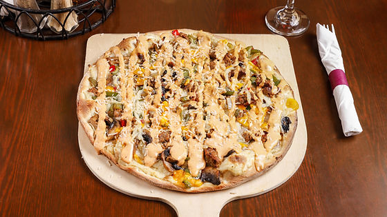 10" Vegan Philly Cheesesteak Pizza