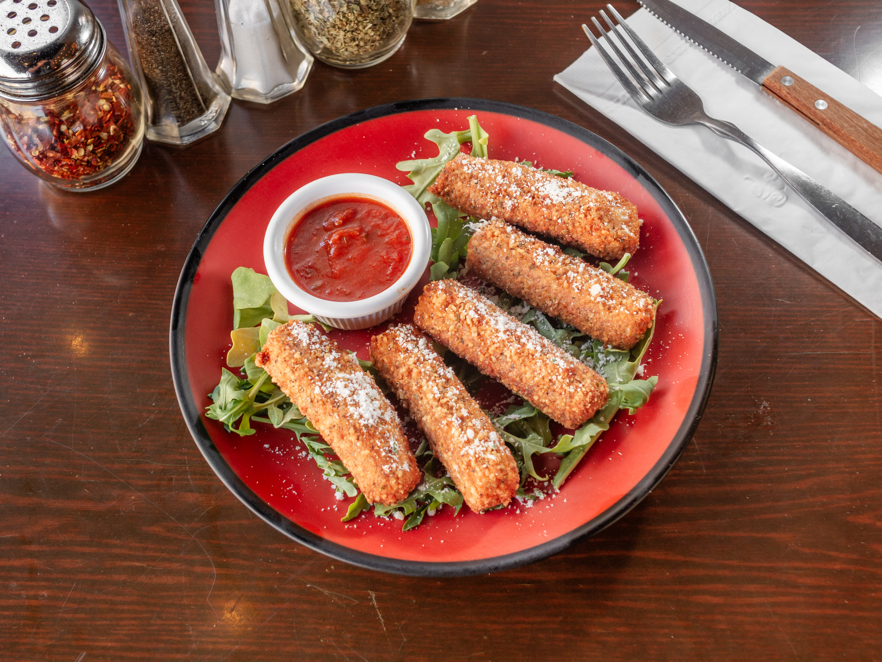 Arranged Food and Objects