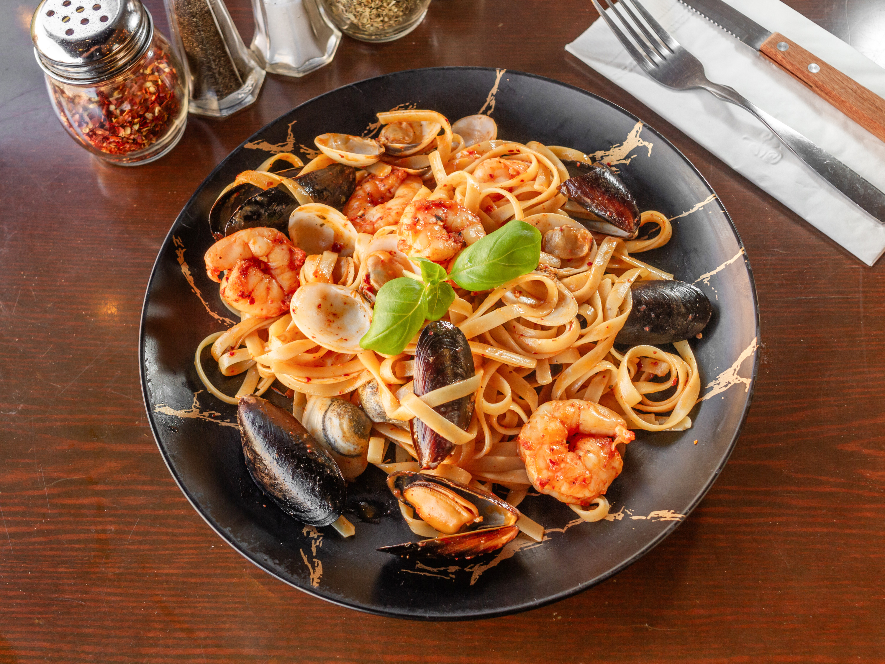 Arranged Food and Objects