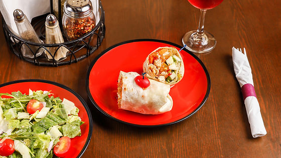Vegan Sweet Chili Chik'n Wrap
