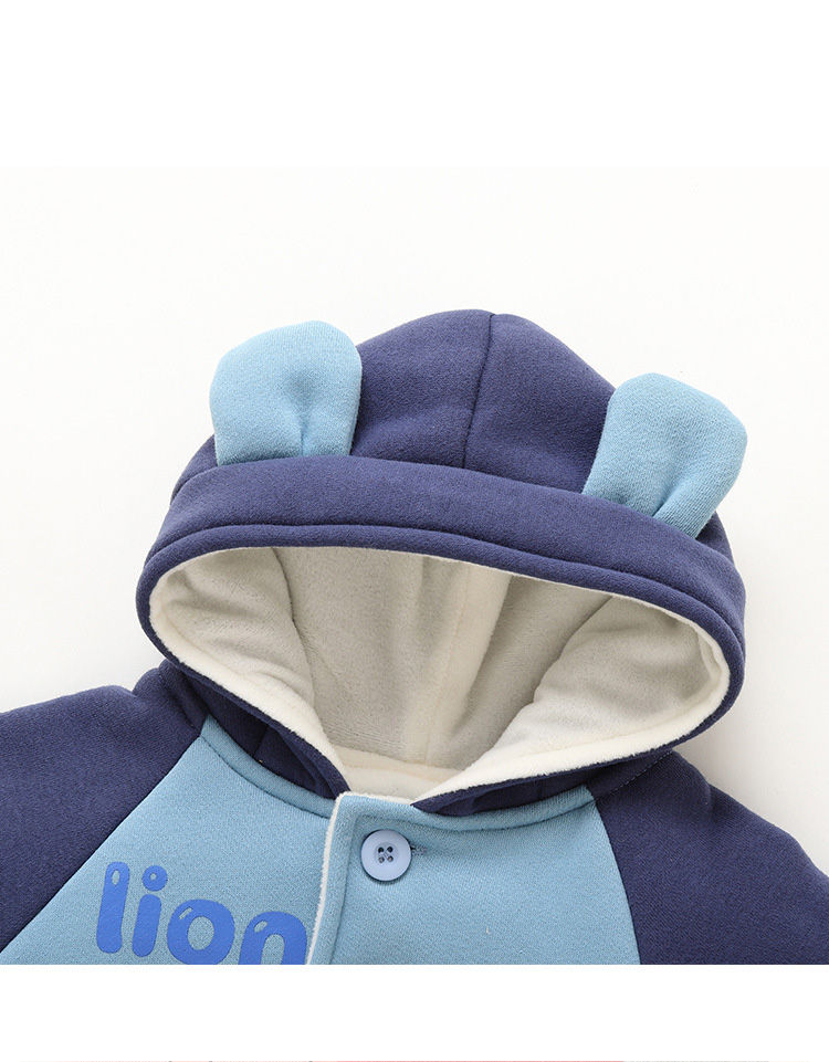 Thumbnail: Baby Fleece Hooded Jacket for Boys and Girls Winter