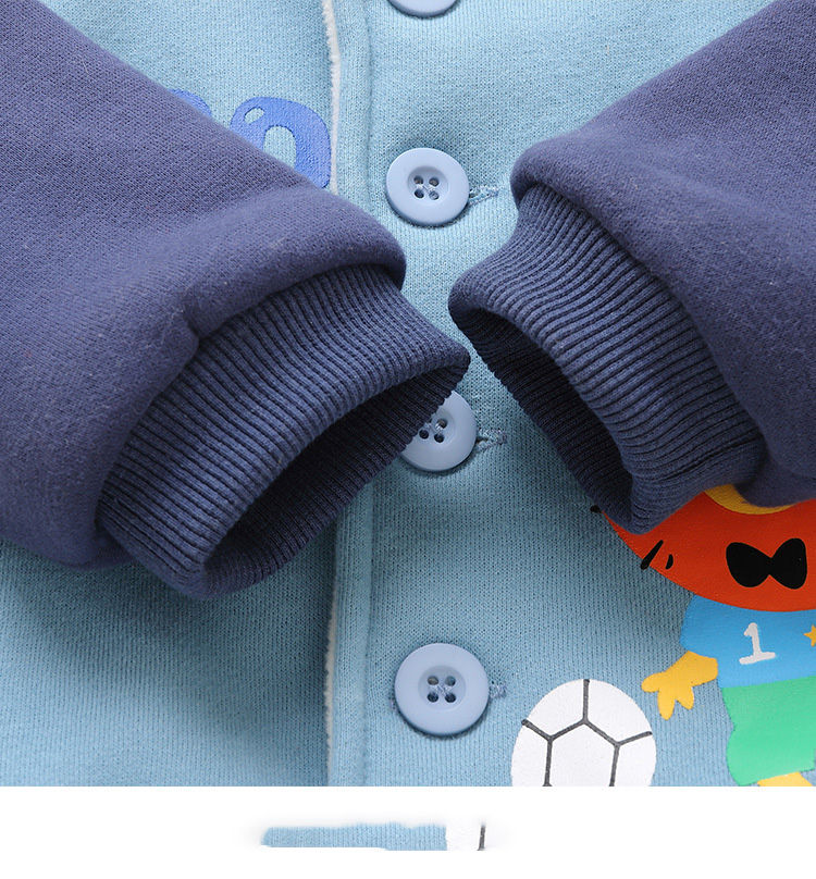 Thumbnail: Baby Fleece Hooded Jacket for Boys and Girls Winter