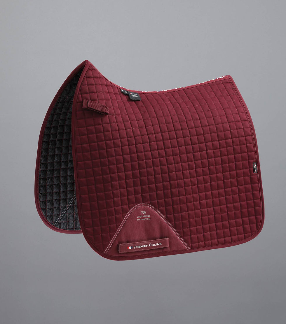 Thumbnail: Close Contact Cotton Dressage Saddle Pad