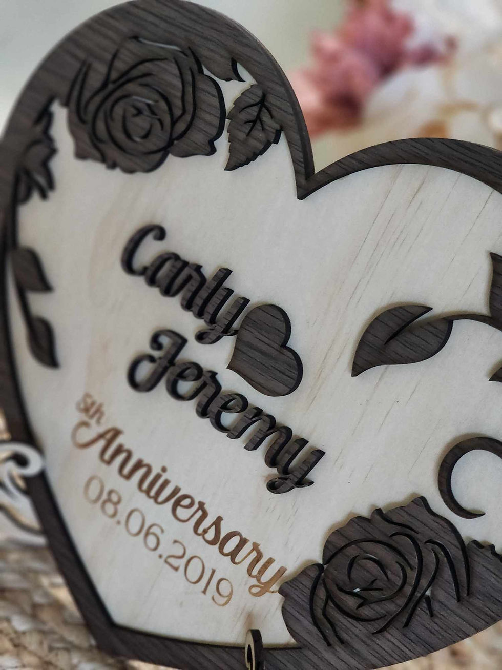 Thumbnail: Anniversary Heart Centrepiece